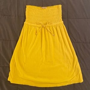 JUICY COUTURE YELLOW TERRY SWIM COVER UP
